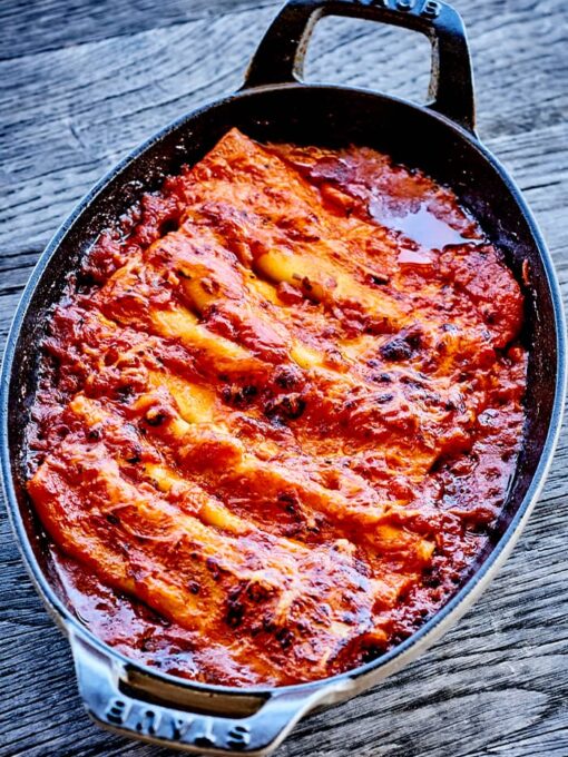 Canelloni au brocciu de la ferme auberge A Pignata