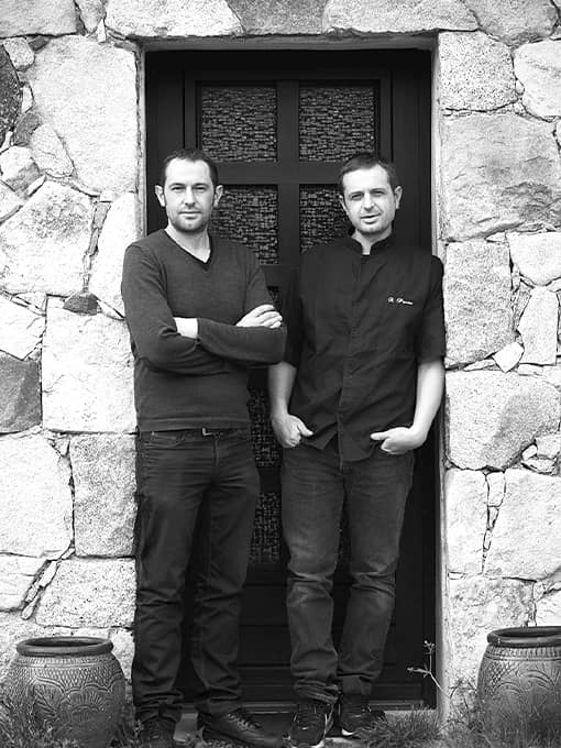 The Roccas Serra brothers at A Pignata Farmhouse Inn