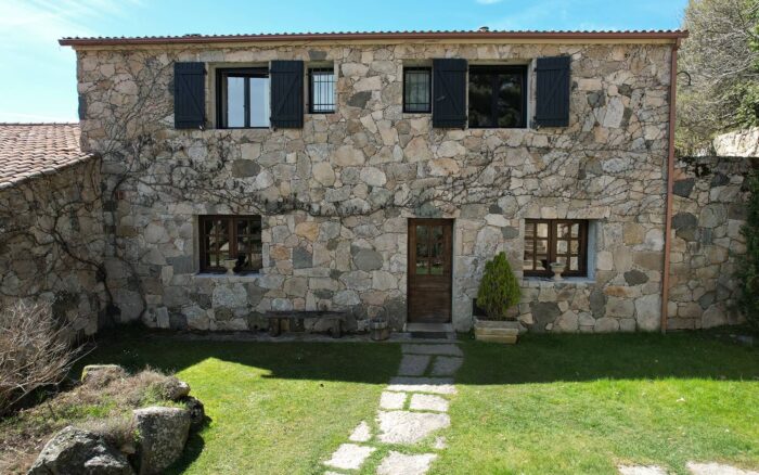 Exterior of Ferme & Auberge building in Corsica